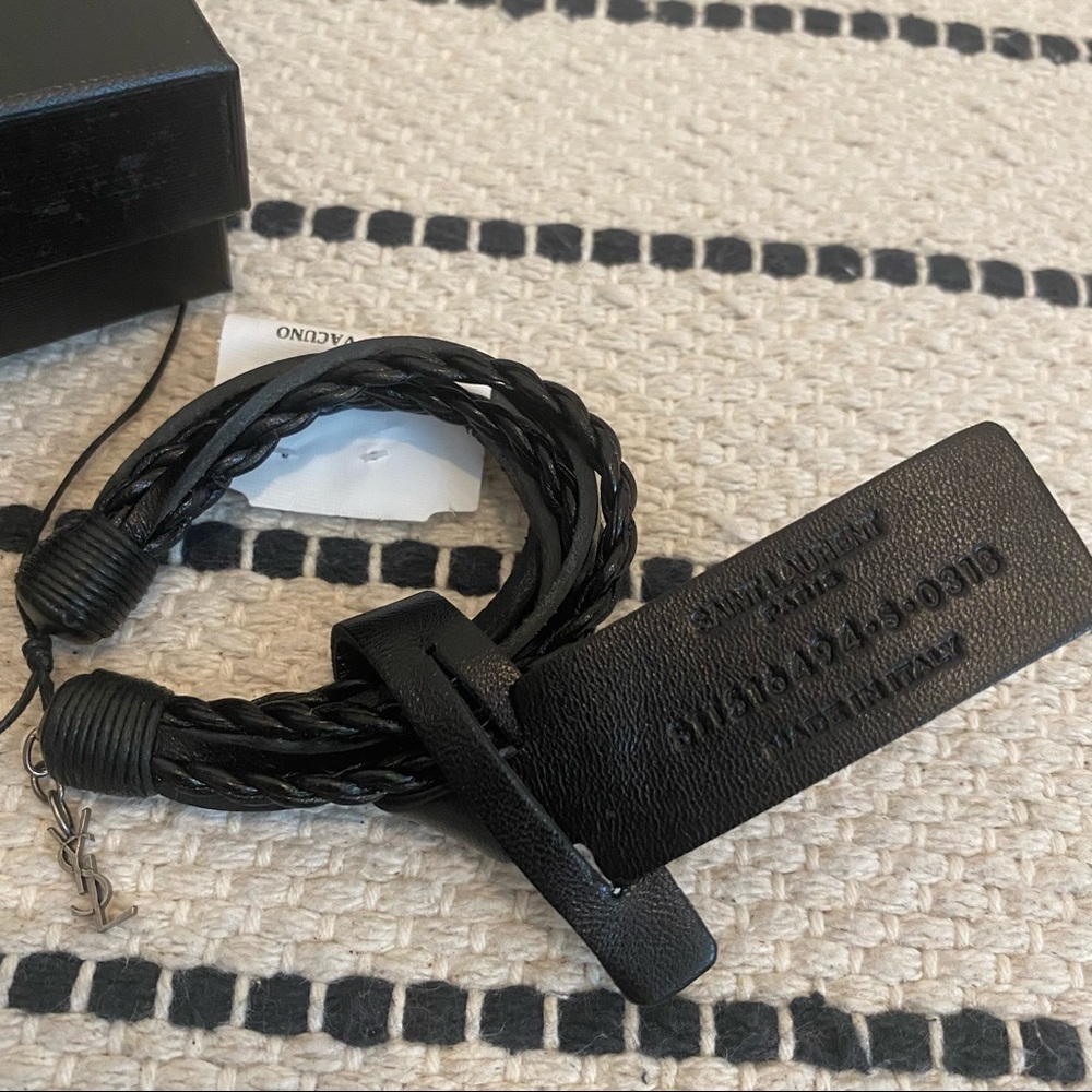 NWT YSL Leather Bracelet